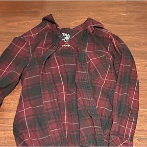 Red and black plaid flannel